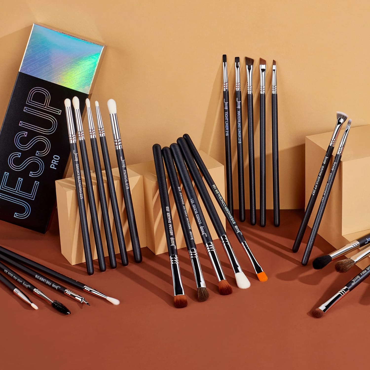 Brochas de Maquillaje Jessup: Calidad y Estilo en un Solo Set